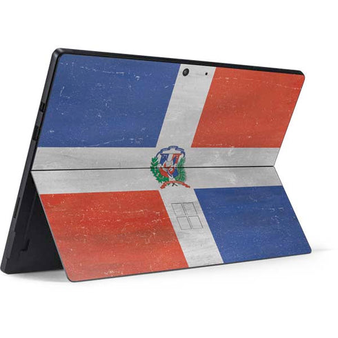 Dominican Republic Flag Faded Surface Pro 7 Skin